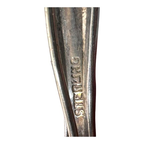 Edwardian Sterling Silver & Paste Bar Brooch Pin c.1910 Antique Vintage - Picture 3 of 5